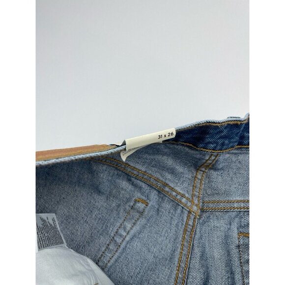 Levi's Premium 501 Original Cropped Women's Sz 31x26 Button Fly Distressed Jeans - Picture 14 of 16